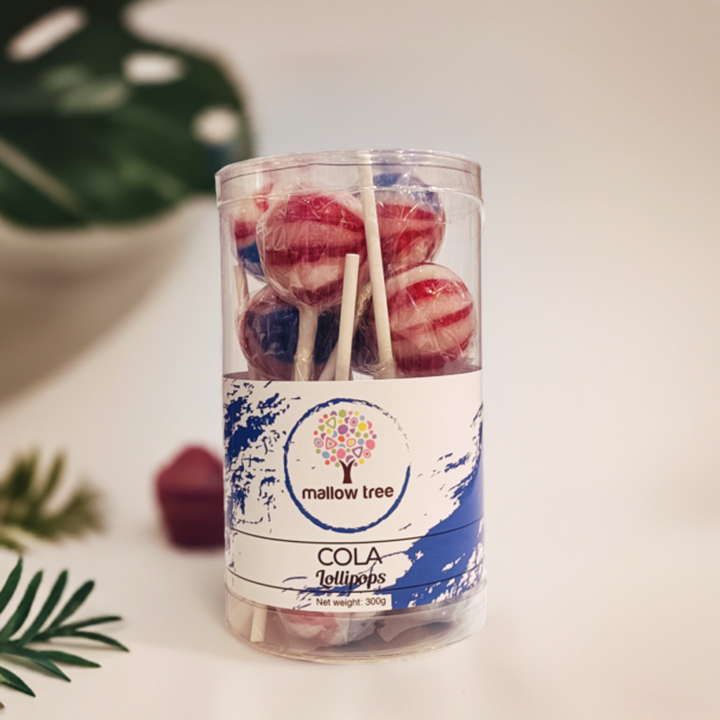 Cola Flavoured Lollipops