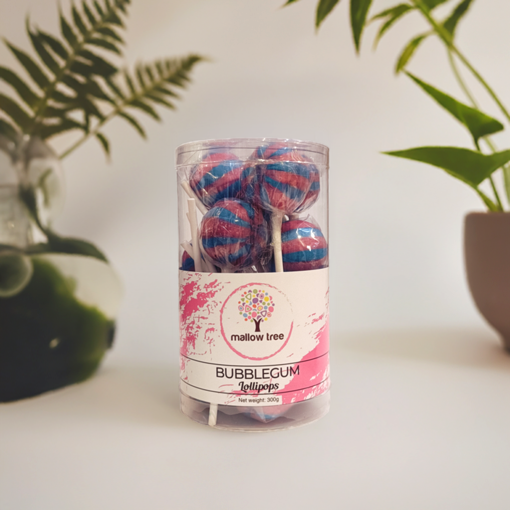 Bubblegum Flavoured Lollipops